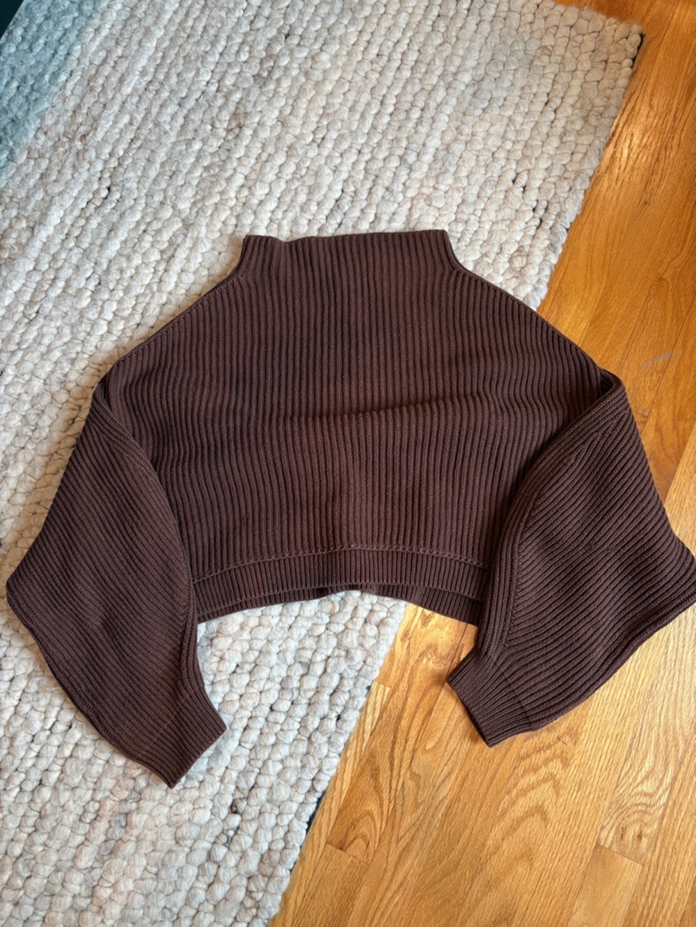 Free People Boxy Cropped Sweater